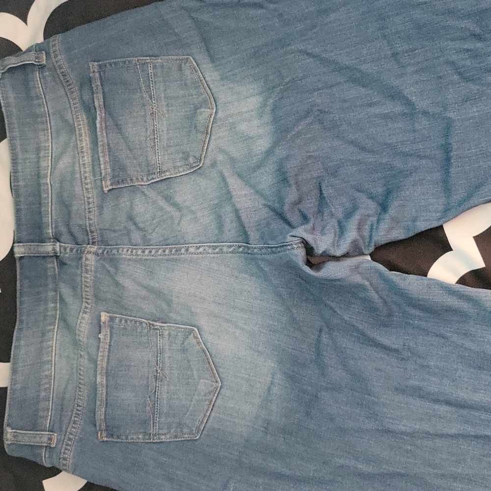 Two-tone Ripped Distress jeans - Picture 4 of 5